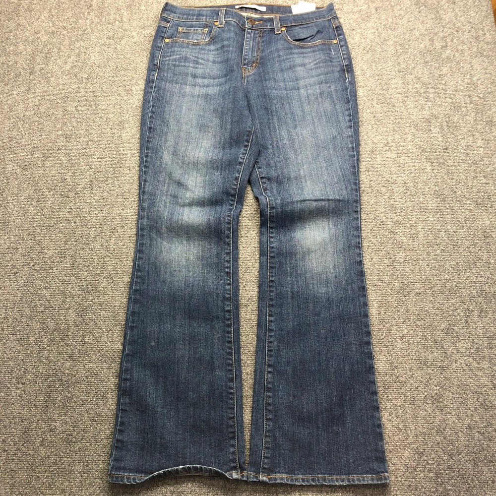 Levis 515 Boot Cut Jeans Womens 8M Blue Medium Wash Flap Pocket Denim 31x31